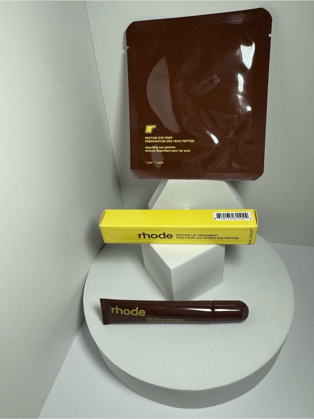 Rhode Caramelized Banana Lip Treatment Sold Out & Pair of Peptide Eye Patches